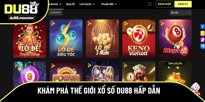 Khám phá thế giới xổ số Du88 hấp dẫn